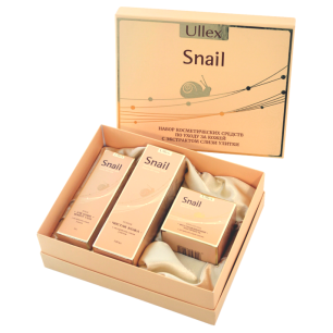 фото упаковки Ullex Snail Косметический набор с муцином улитки