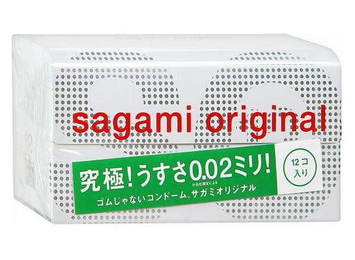 Sagami Original 002 Презервативы полиуретановые, презерватив, ультратонкие, 12 шт.