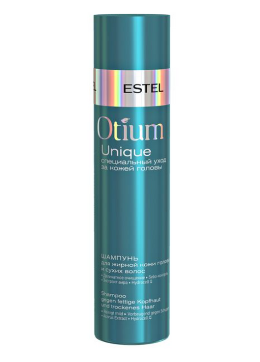 Estel Otium unique Шампунь, шампунь, для жирной кожи головы и сухих волос, 250 мл, 1 шт.